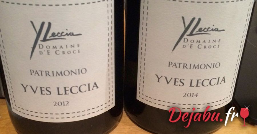 Patrimonio les vins d’Yves Leccia 2014 Blanc et 2012 Rouge